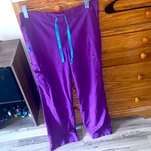Purple carhartt scrub pants